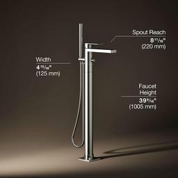 Parallel Floor Mounted Tub Filler - Includes Hand Shower - naf8uuuoy8mtv5qvugqt@2x.jpg