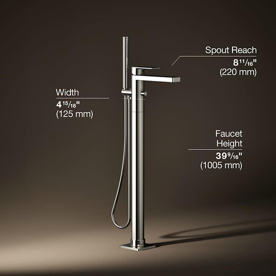 Parallel Floor Mounted Tub Filler - Includes Hand Shower - naf8uuuoy8mtv5qvugqt@2x.jpg