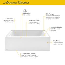Studio Three Wall Alcove Acrylic Soaking Tub with Left Drain - nbh8pvm5pbts3boxxhaq@2x.jpg