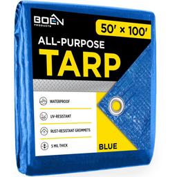 50 ft. W x 100 ft. L Heavy Duty Blue Poly Tarp Cover Waterproof, Tarpaulin - nbzecbtypvlqrghi1jmk@2x.jpg