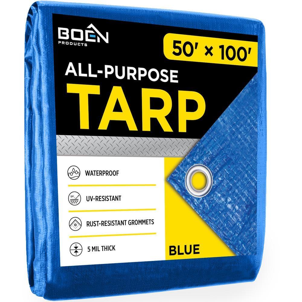 50 ft. W x 100 ft. L Heavy Duty Blue Poly Tarp Cover Waterproof, Tarpaulin - nbzecbtypvlqrghi1jmk@2x.jpg