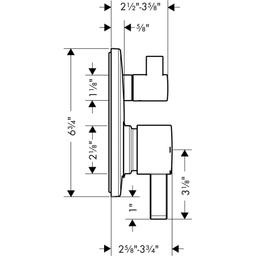 Ecostat Pressure Balanced Valve Trim Only with Integrated Diverter for 2 Distinct Functions - Less Rough In - ncja3p8uohx92q0jexne@2x.jpg