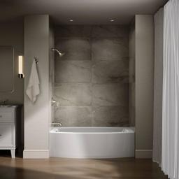 Expanse Bath Tub 60" x 30" - 36" Acrylic Soaking for Three Wall Alcove Installations with Integral Curved Apron and Left Drain - nesmxnivbppm2xoaqkap@2x.jpg