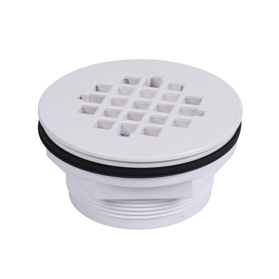 2 in, 101 PNC PVC No-Calk Shower Drain with Plastic Strainer - nfw0jhsjqkhpwfsayezq@2x.jpg