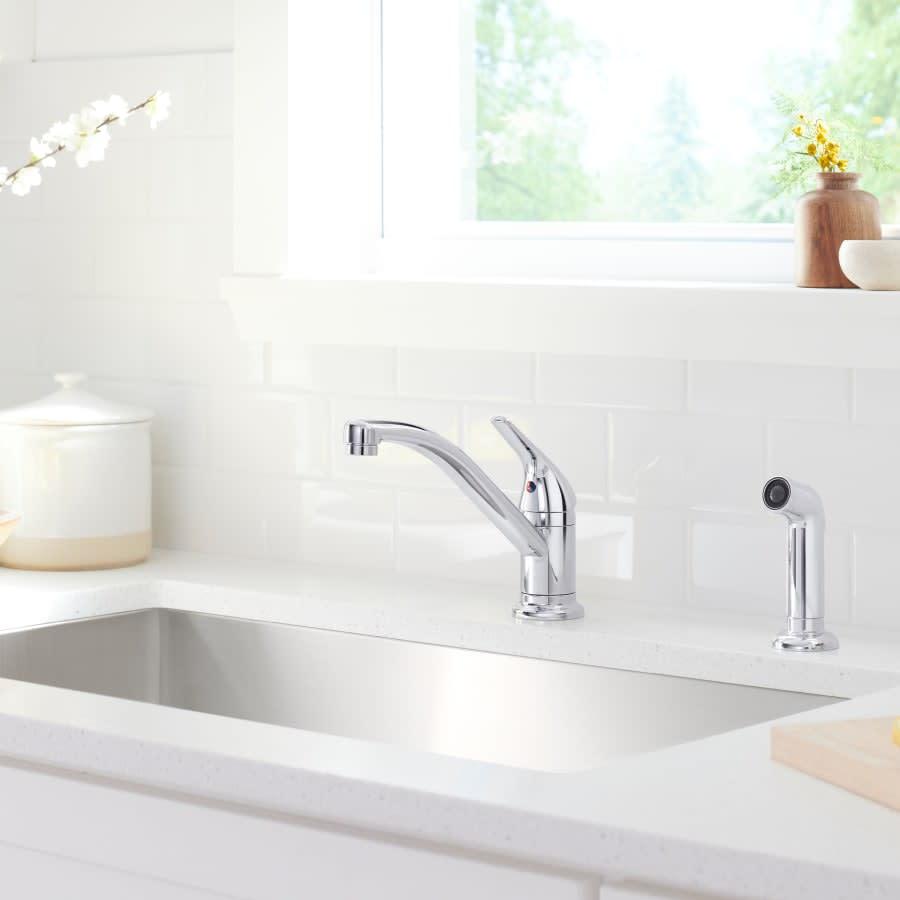 Jolt 1.5 GPM Single Hole Kitchen Faucet - Includes Side Spray Escutcheon - ngab55wxykyuhfuw6hex@2x.jpg