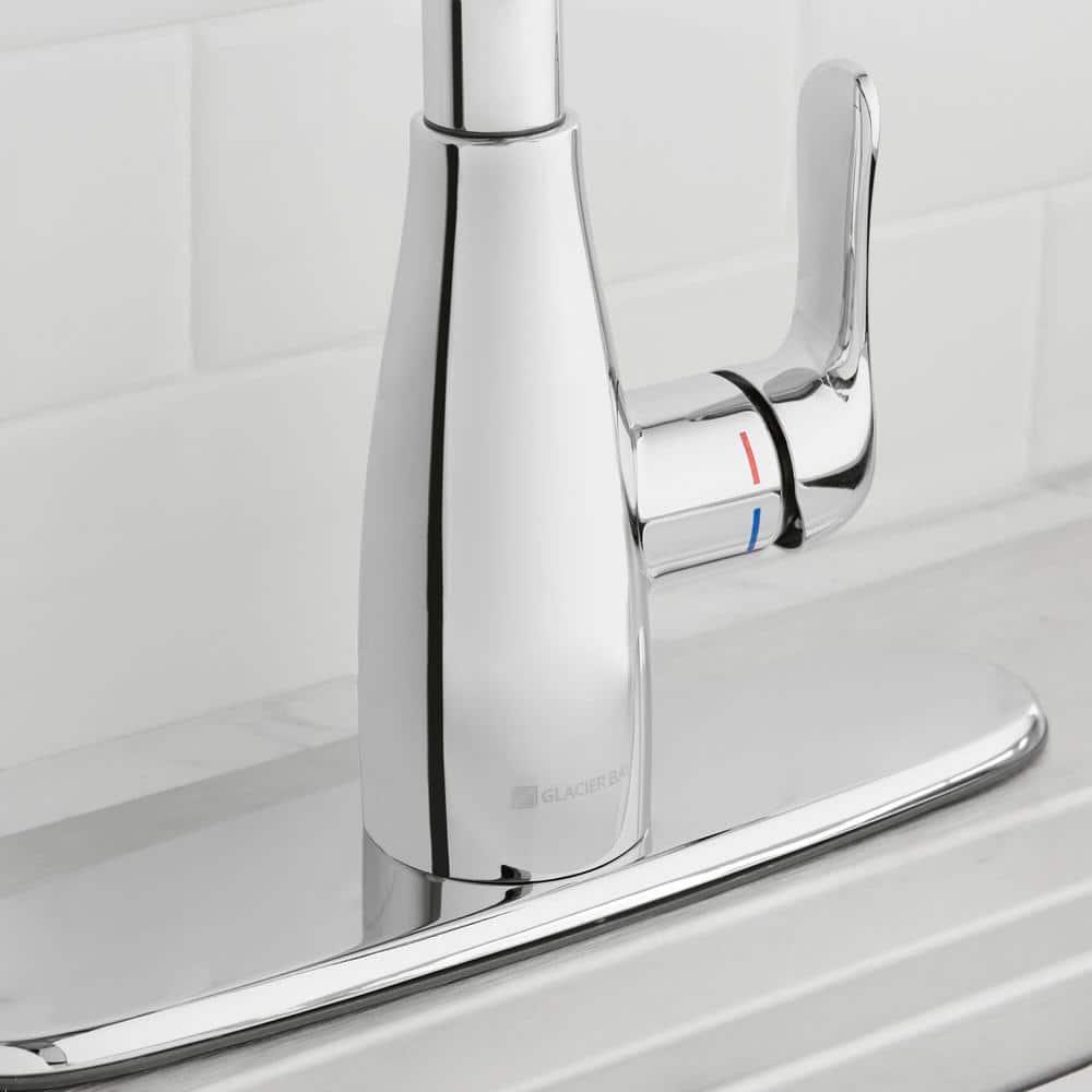Glacier Bay McKenna Single-Handle Pull Down Sprayer Kitchen Faucet in Stainless Steel with TurboSpray and FastMount - ngvxz5qx4isfwntodnju@2x.jpg