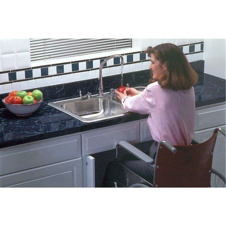 Celebrity Double Bowl Kitchen Sink, Top Mount, ADA, 33 x 21-1/4 in, 5-1/4 in Bowl Depth, 3-Hole, 20 ga Brushed Satin Steel, Stainless - nhkkgvvc3juzzxh4xbgw@2x.jpg