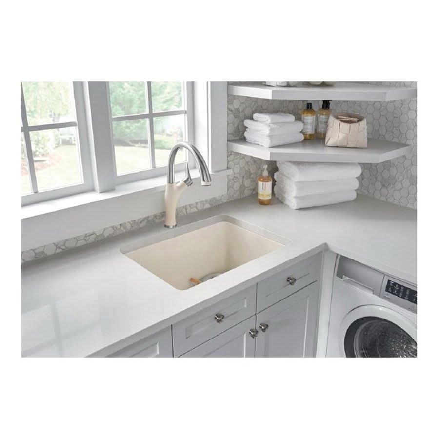 LIVEN™ SILGRANIT® Laundry Sink, 1 Basin, Top/Under Mount, 1-Hole, Granite, White - nk0l18uqfkwhwgeh5kkp@2x.jpg