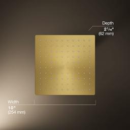 Honesty Square 10" Single Function 1.75 GPM Rainhead with MasterClean Sprayface - nllbmzje2jbtorj5kqro@2x.jpg