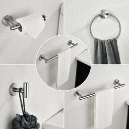 16 in. Bathroom Set with Toilet Paper Holder Towel Bar Towel Ring and Robe Hook - nlnpjqzbu8ccppyoxbvg@2x.jpg