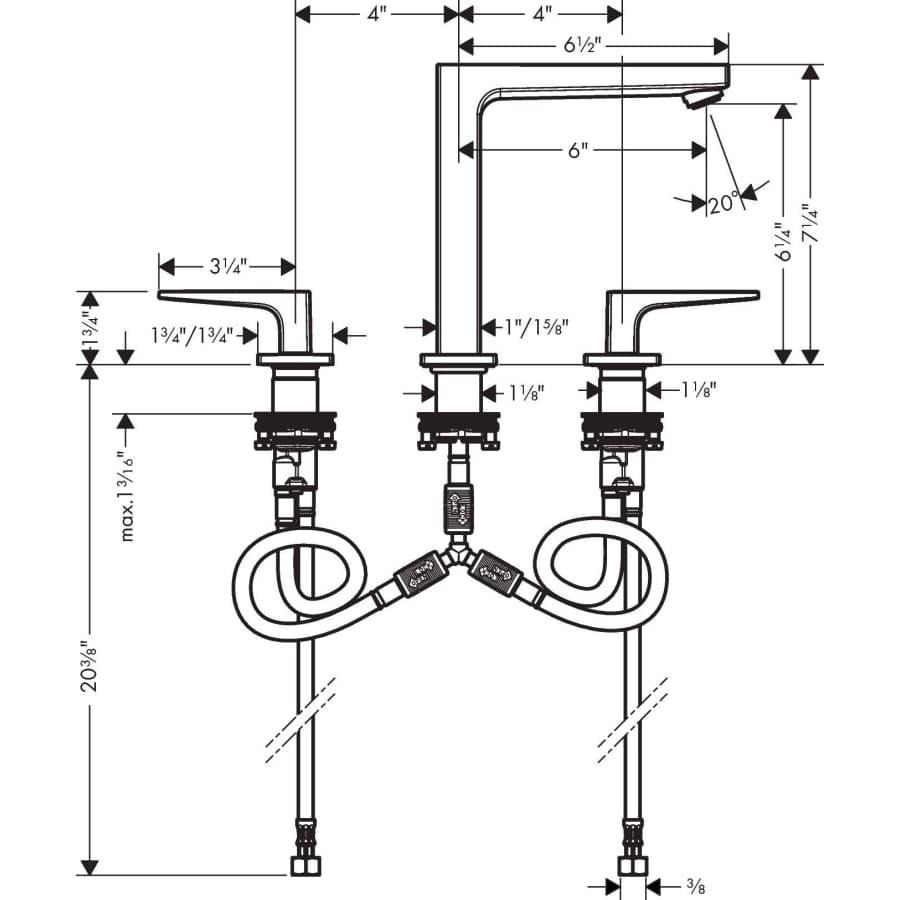 Metropol 1.2 (GPM) Widespread Bathroom Faucet - Limited Lifetime Warranty - nmbooscctzxk291ylrkk@2x.jpg