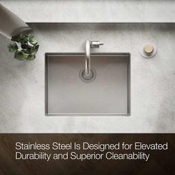 Strive 24" Single Basin Undermount 16-Gauge Stainless Steel Kitchen Sink with SilentShield - nmgxvrxqlhlzx4zblvdi@2x.jpg