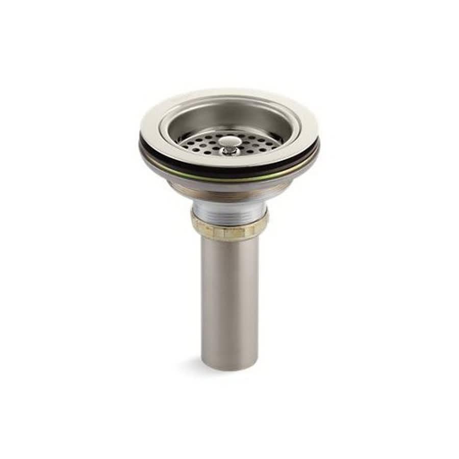 Manual Sink Strainer With Tailpiece, Duostrainer® Solid Brass, Vibrant® Polished Vibrant Polished Nickel - nmzr3l0e0hno9srih5u6@2x.jpg
