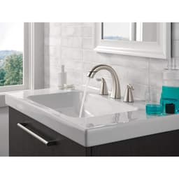 Delta Arvo Pull-Down Spout 8 in. Widespread Double Handle Bathroom Faucet Drain Included in Spotshield Brushed Nickel 35840LF-SPPD - nnjdufkj2x9nq4ledrua@2x.jpg