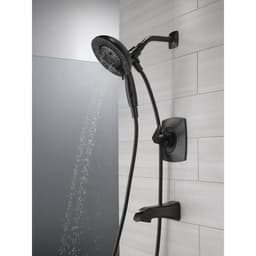 Delta Vesna In2ition Two-in-One Single-Handle 5-Spray Tub and Shower Faucet in Matte Black (Valve Included) 144789-BL-I - no0veqpcmo8tp4ctuaua@2x.jpg