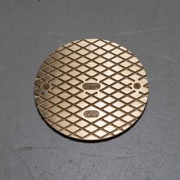 Cleanout With Top, 3 or 4 in Outlet, Socket, 6 in Cover, Round, Brass - nr5fqngkwazclnnjw71k@2x.jpg