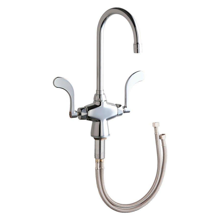 Kitchen Faucet, Deck Mount, ADA, 2 Blade Handle, 1-Hole, Polished Chrome - ns2xwd85uqwnbbhq4920@2x.jpg