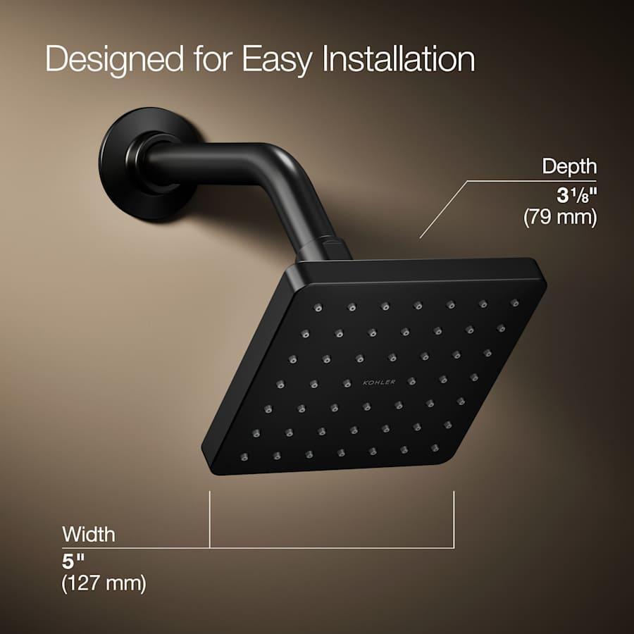Parallel 2.5 GPM Single Function Shower Head With Katalyst Air-Induction Spray Technology - ns4qpgpw3nq0f6m2vjhu@2x.jpg