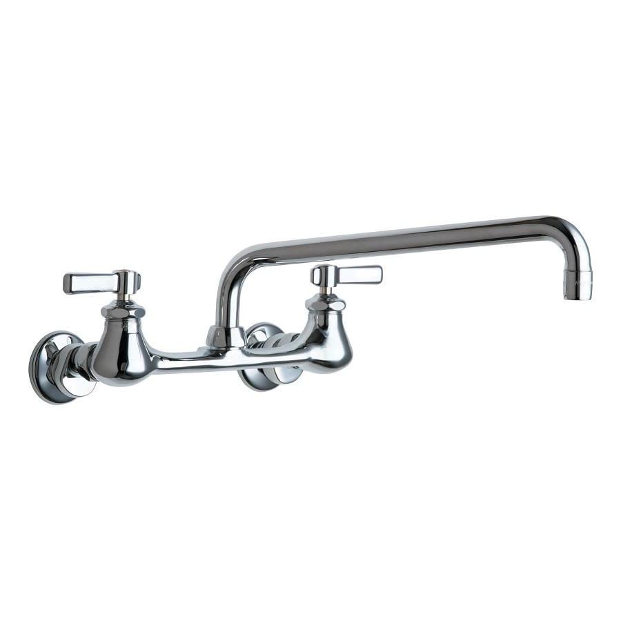 Kitchen Faucet, Wall Mount, ADA, 2 Lever Handle, 2-Hole, Polished Chrome - nsjwr3qb1unonf2jayyf@2x.jpg