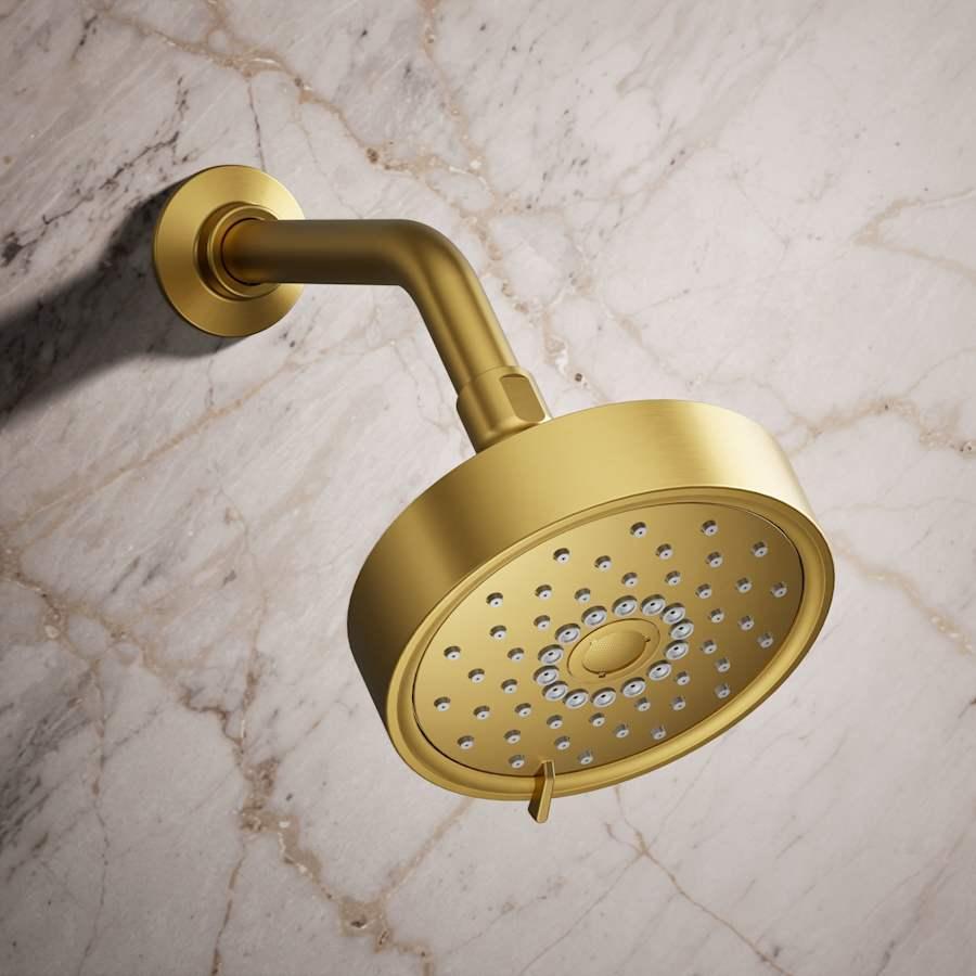 Purist 2.5 GPM Multi Function Shower Head with MasterClean and Katalyst Air-Induction Spray Technology