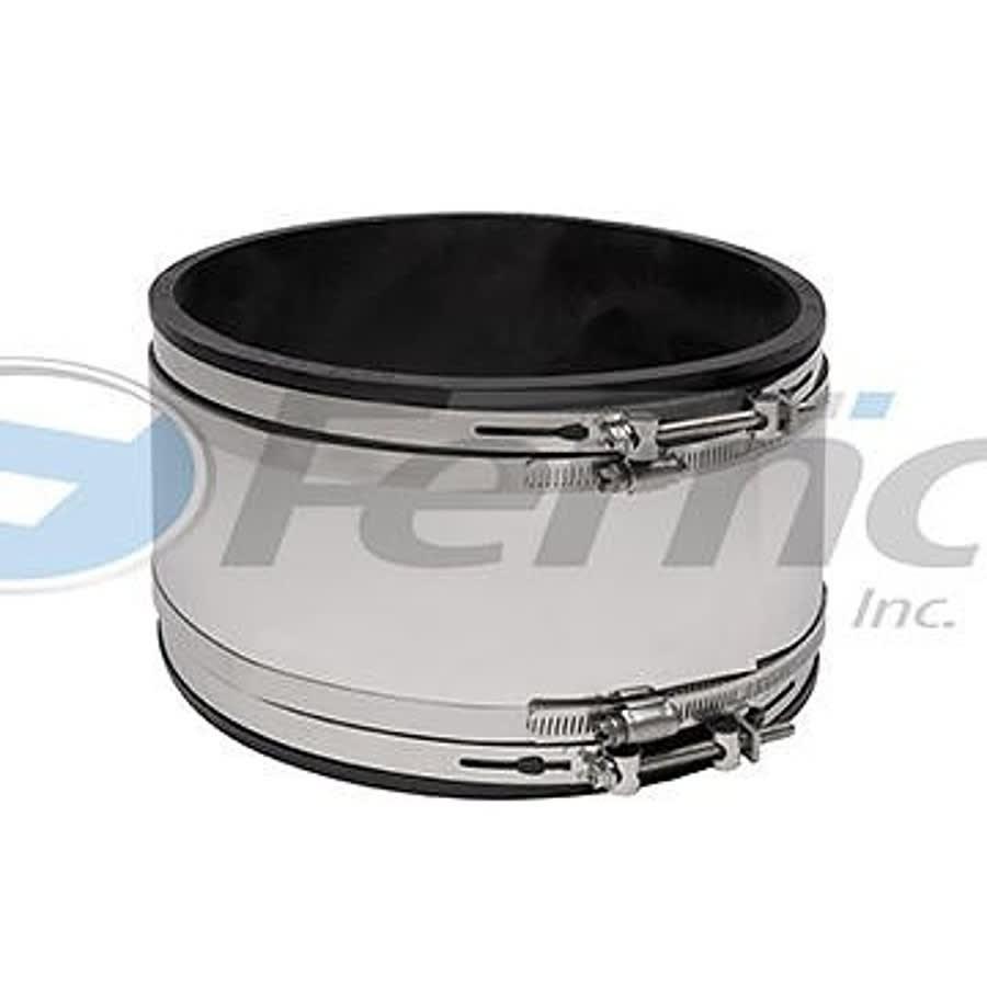 Shielded Transition Coupling, 8 in, PVC/Stainless Steel - ntn9cv7asm0tk4ngfaey@2x.jpg