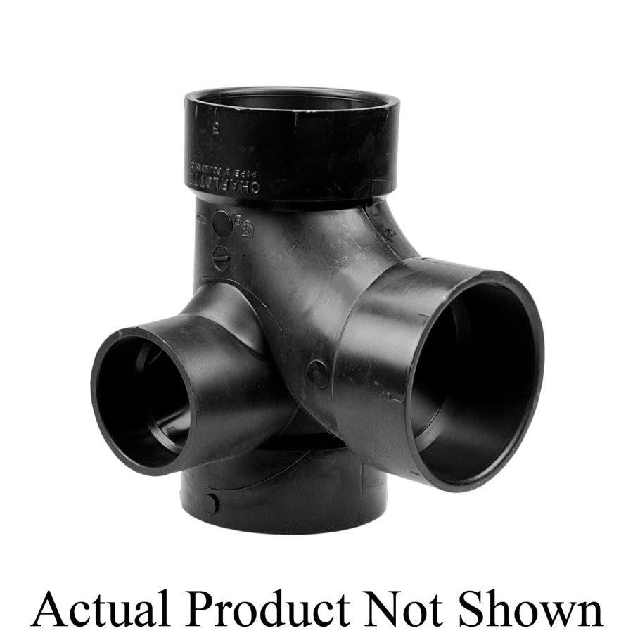 DWV Right Hand Side Outlet Sanitary Tee, 3 x 3 x 3 x 2 in, Hub, ABS - ntosiym6rrj01z4ljscs@2x.jpg
