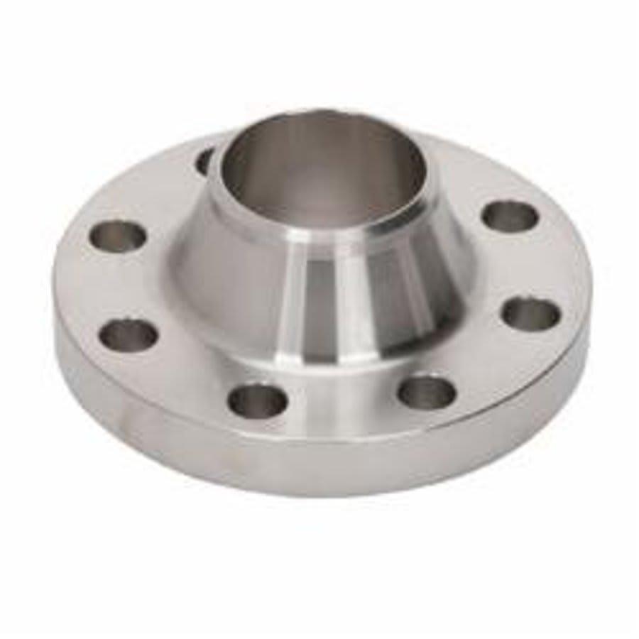 Raised Face Flange, 4 in, Weld Neck, 150 lb, 9 in OD, 3/4 in Bolt Hole Size, 316/316L Stainless Steel - nudthnswb8zymev79ega@2x.jpg