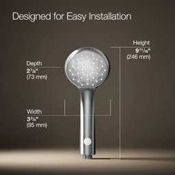 Awaken B90 1.5 GPM / 2 GPM Multi Function Hand Shower with MasterClean and Eco-Boost Technologies - nwg09aarkvbn3ljm4hdx@2x.jpg