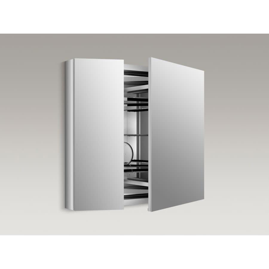 Verdera 34" x 30" Two Door Mirrored Medicine Cabinet with Plain Mirror and Three Adjustable Shelves and Slow Close Door - nxogx4gyuf5auky7dmm4@2x.jpg
