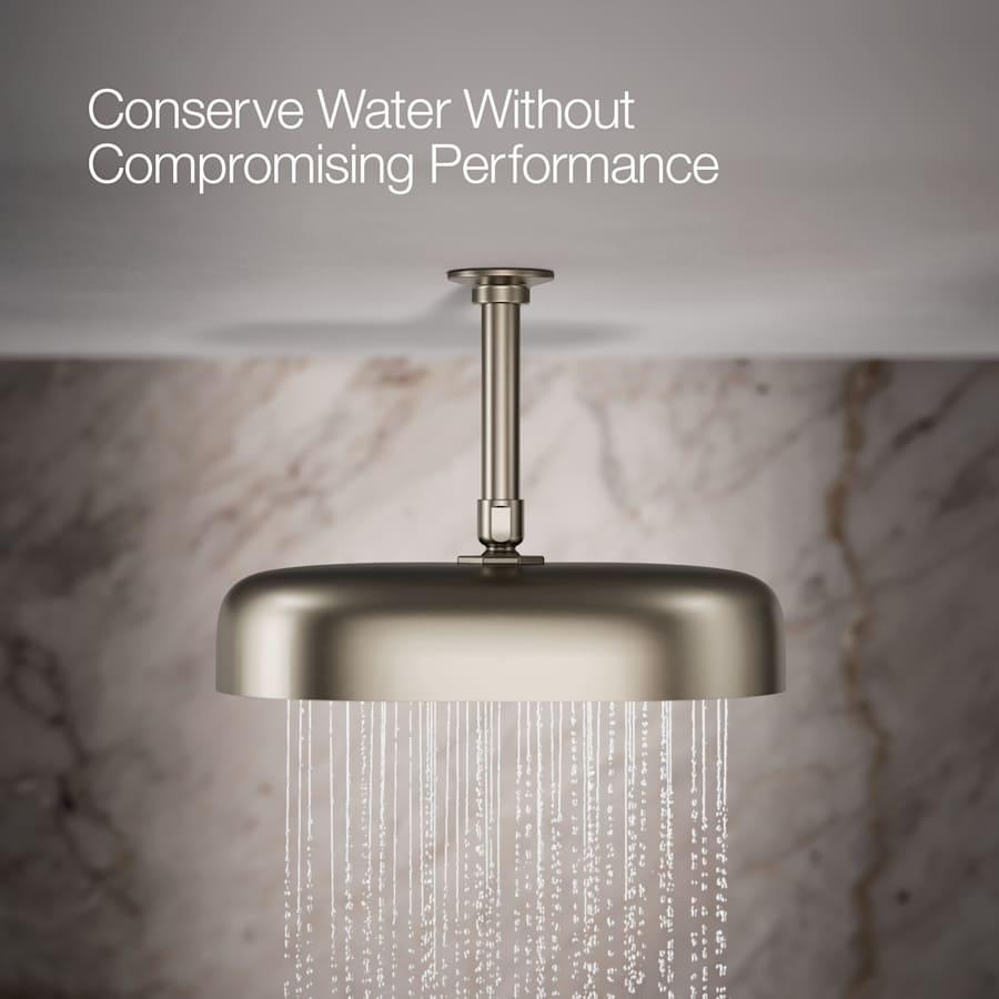 Statement Oblong 12" Single Function 1.75 GPM Rainhead with MasterClean Sprayface and Katalyst Air-Induction Technology - nxrimamghagwezlc5mzb@2x.jpg
