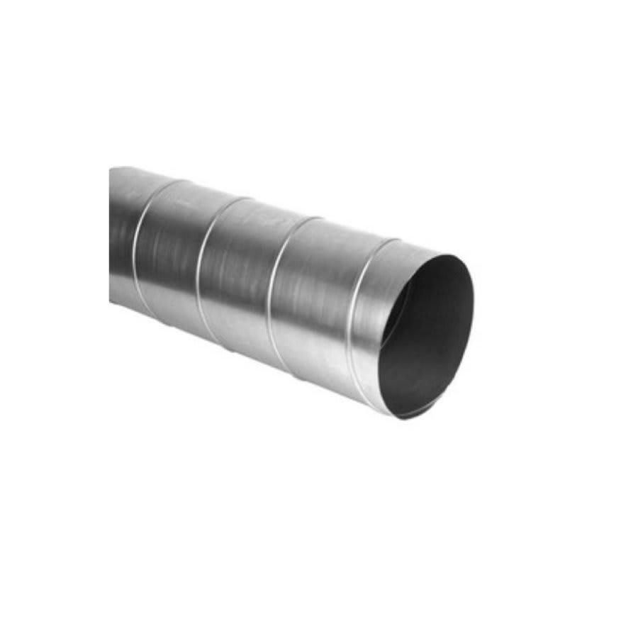 Spiral Vent Pipe, 8 in, 120 in L, 26 ga, Steel