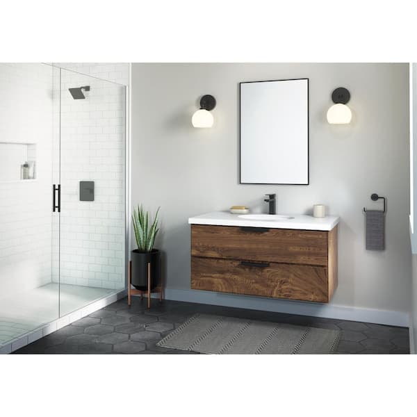 Delta Modern 1-Spray Shower Faucet with Single Handle Single Hole Bathroom Faucet in Matte Black FVS3-MO0301-BL - nzoz88rsvxpzyz60jwh3@2x.jpg