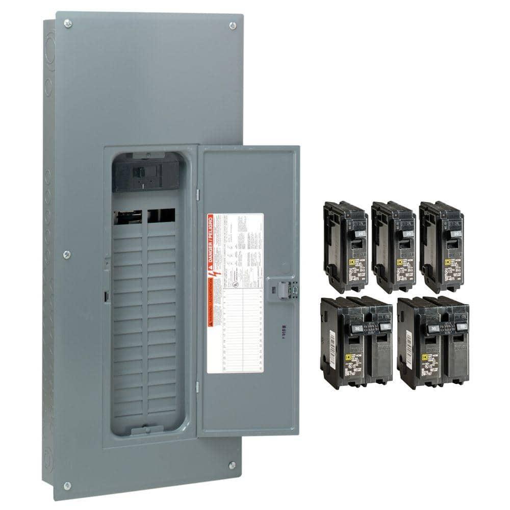 Homeline 200 Amp 30-Space 60-Circuit Indoor Main Breaker Plug-On Neutral Load Center with Cover(HOM3060M200PCVP) - nzp5oypgeo5dalepfjkw@2x.jpg