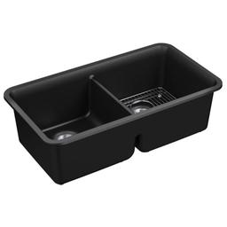 Cairn 33-1/2" Undermount Double Equal Bowl Neoroc Granite Composite Kitchen Sink with Right Sink Rack Included - nzydqxxitskn0tigdhs9@2x.jpg