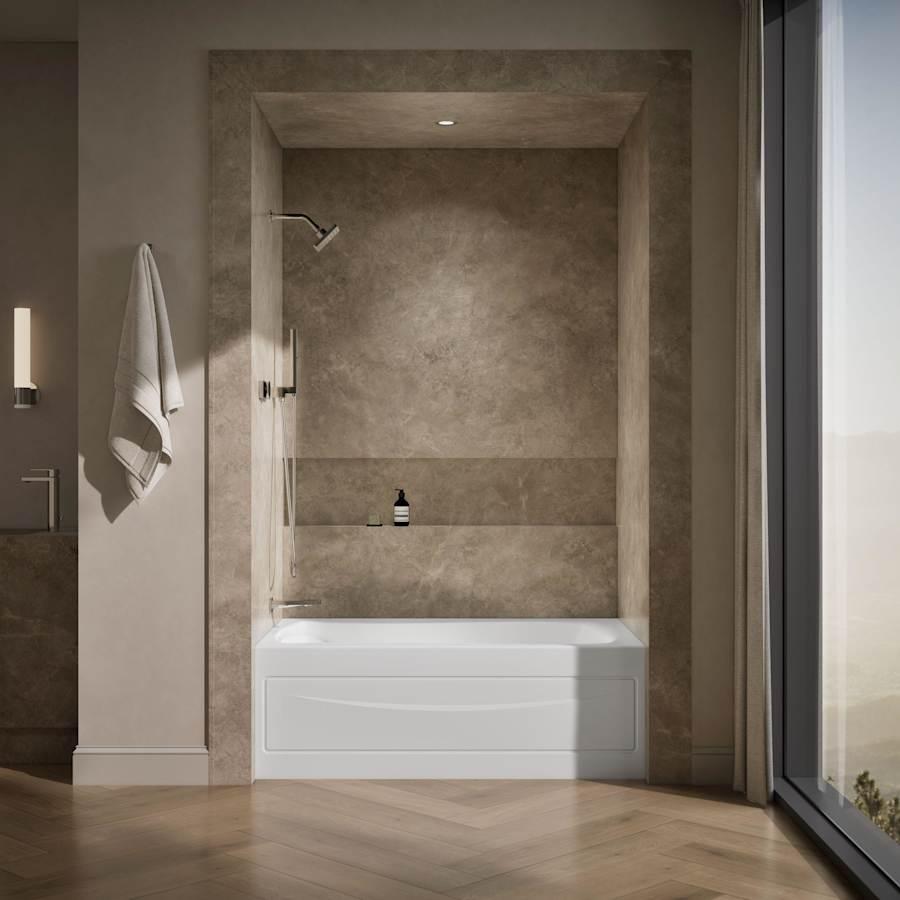 Mariposa Collection 60" Three Wall Alcove Soaking Bath Tub with Left Hand Drain, Apron, Tile Flange and Textured Bottom - o4lzghaiamrc3fircraa@2x.jpg