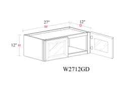 Wall Cabinet - 27"W x 12"H x 12"D Glass Door Only - o9fxbq1c3kopjztaumwc@2x.jpg