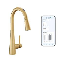Sleek 1.5 GPM Single Hole Pull Down Kitchen Faucet with Voice Activation - oaflhpufnitpitibfxot@2x.jpg