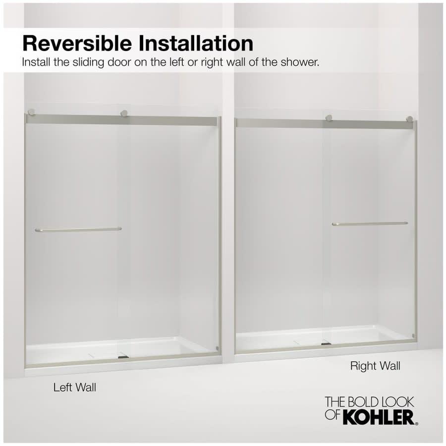 Elate 56-3/4" High x 59-5/8" Wide Sliding Semi Frameless Tub Door with Clear Glass - oaxgu5pnscv7vldafqtp@2x.jpg