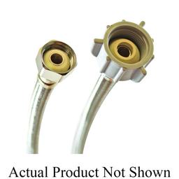 Flexible Water Supply, 1/2 x 7/8 in, FNPT x Ballcock, 16 in L, Stainless Steel - oazrbmdobw160lufzjsb@2x.jpg