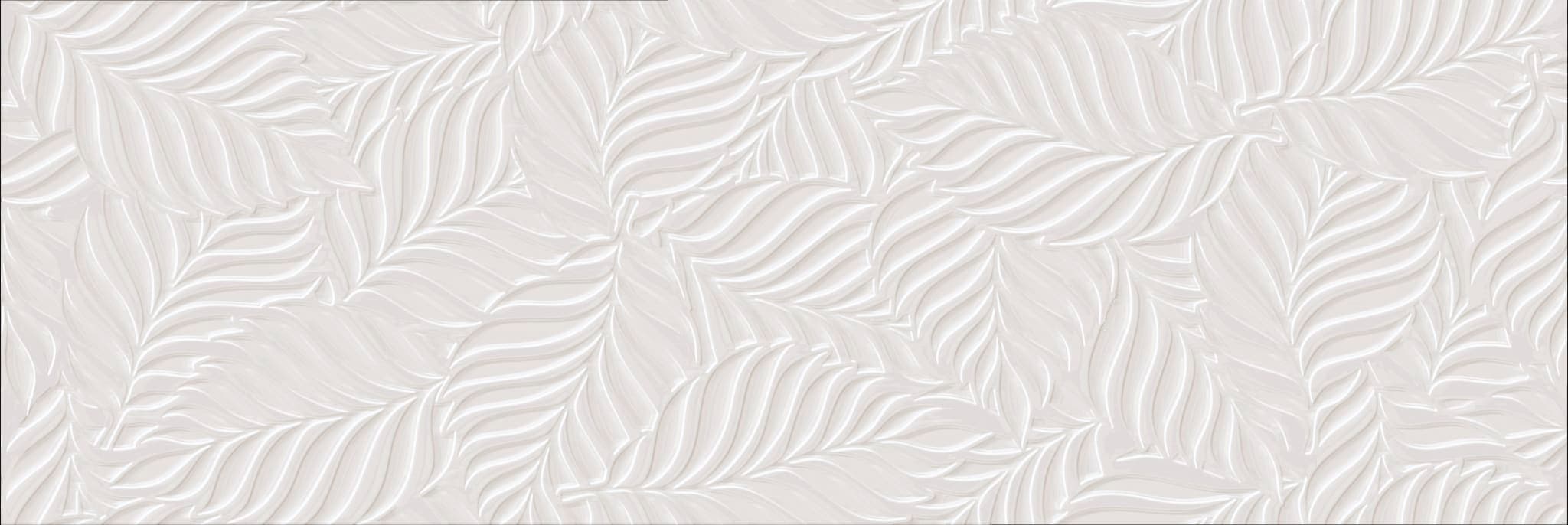 BLOSSOM TROPICAL BIANCO 13X39 TEXTURED