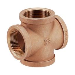 Cross, 1/4 in, FNPT, Lead Free Brass, Rough Brass - oequdg3nr3mdgo3btufg_800x500@2x.jpg