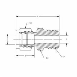 CBC-Lok® DMC Double Ferrule Male Connector, 1/4 x 1/8 in, Tube x MNPT, Brass - of0fabp7lofzfjjvk6fa_x500.jpg