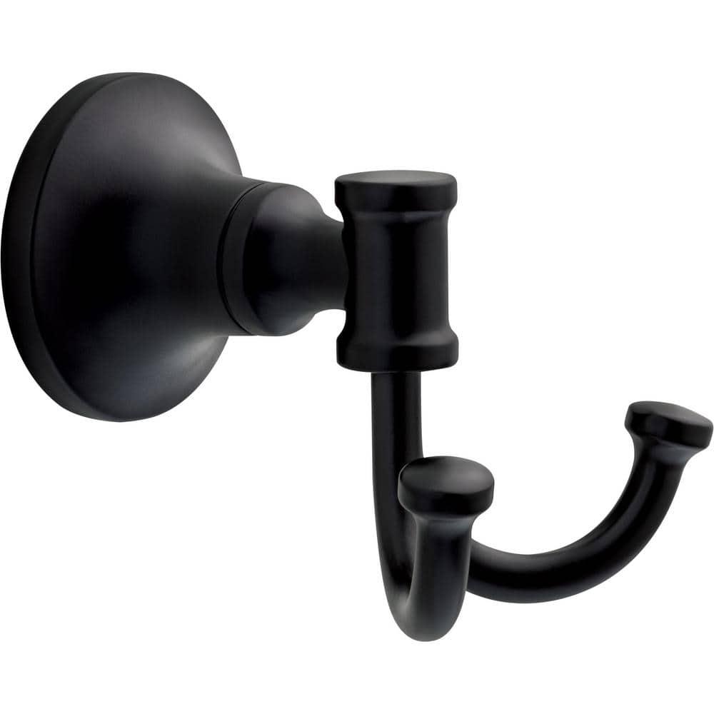 Chamberlain Double Towel Hook Bath Hardware Accessory in Matte Black - ogybjetdstjuurbynrk8@2x.jpg