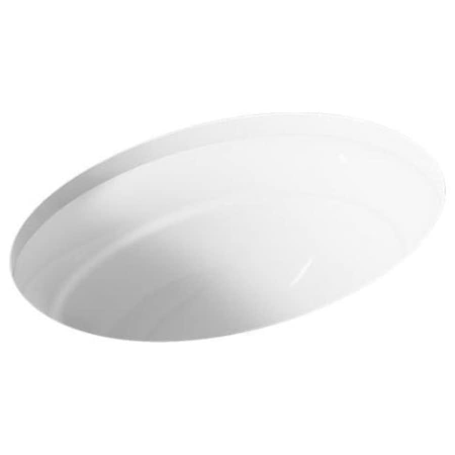Serif 20-5/8" Undermount Cast Iron Bathroom Sink