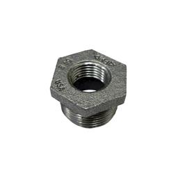 Hex Head Bushing, 1-1/2 x 1/2 in, MNPT x FNPT, 150 lb, Malleable Iron, Galvanized, Domestic - oimxqc8aqp6khrma9hqg@2x.jpg