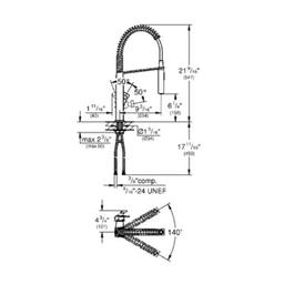 Eurocube Pre-Rinse Kitchen Faucet with 2-Function Toggle Sprayer - oinlmqbvr625sqrixozp_x500.jpg