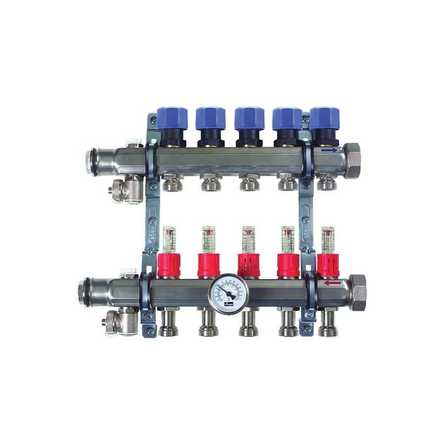 3-Port Manifold, 1-1/4 x 1 in, Press PEX Mains, Stainless Steel - oj8nitpdrmsbiltao1gr@2x.jpg