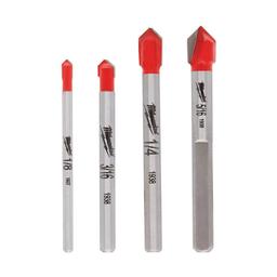 Specialty Single Ended Drill Bit Set, 5/16 in, Min Drill Bit, 1/4 in, Max Drill Bit, 4 Pieces, For Use With Drill/Drivers, Carbide - ojuetx8avqghkctbrrsp@2x.jpg