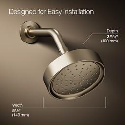 Purist 2.5 GPM Single Function Shower Head with MasterClean and Katalyst Air-Induction Spray Technology - ol4s6kzvwq4cfmvxmd58@2x.jpg