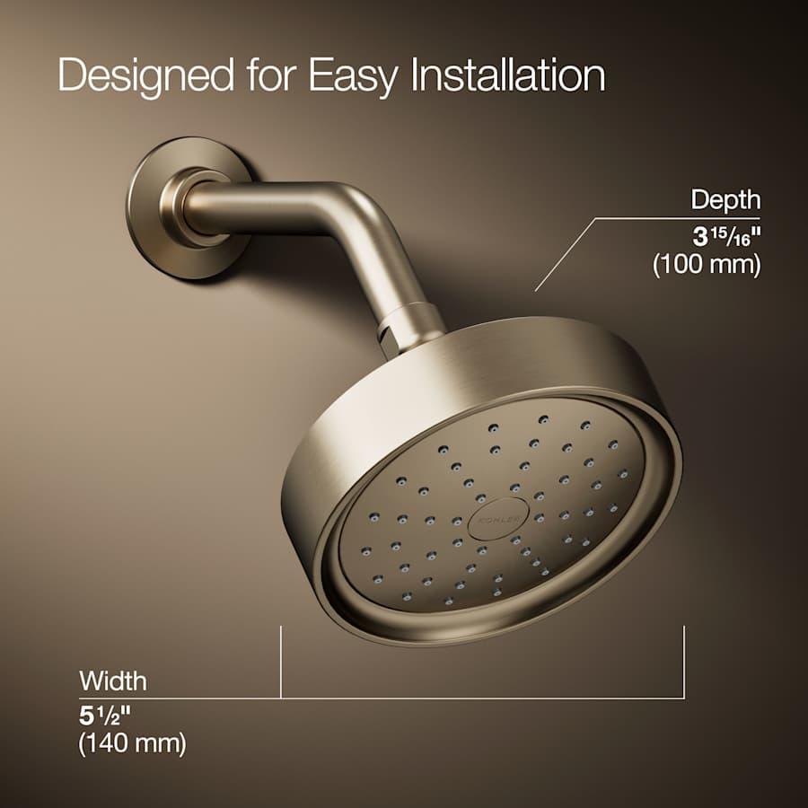 Purist 2.5 GPM Single Function Shower Head with MasterClean and Katalyst Air-Induction Spray Technology - ol4s6kzvwq4cfmvxmd58@2x.jpg